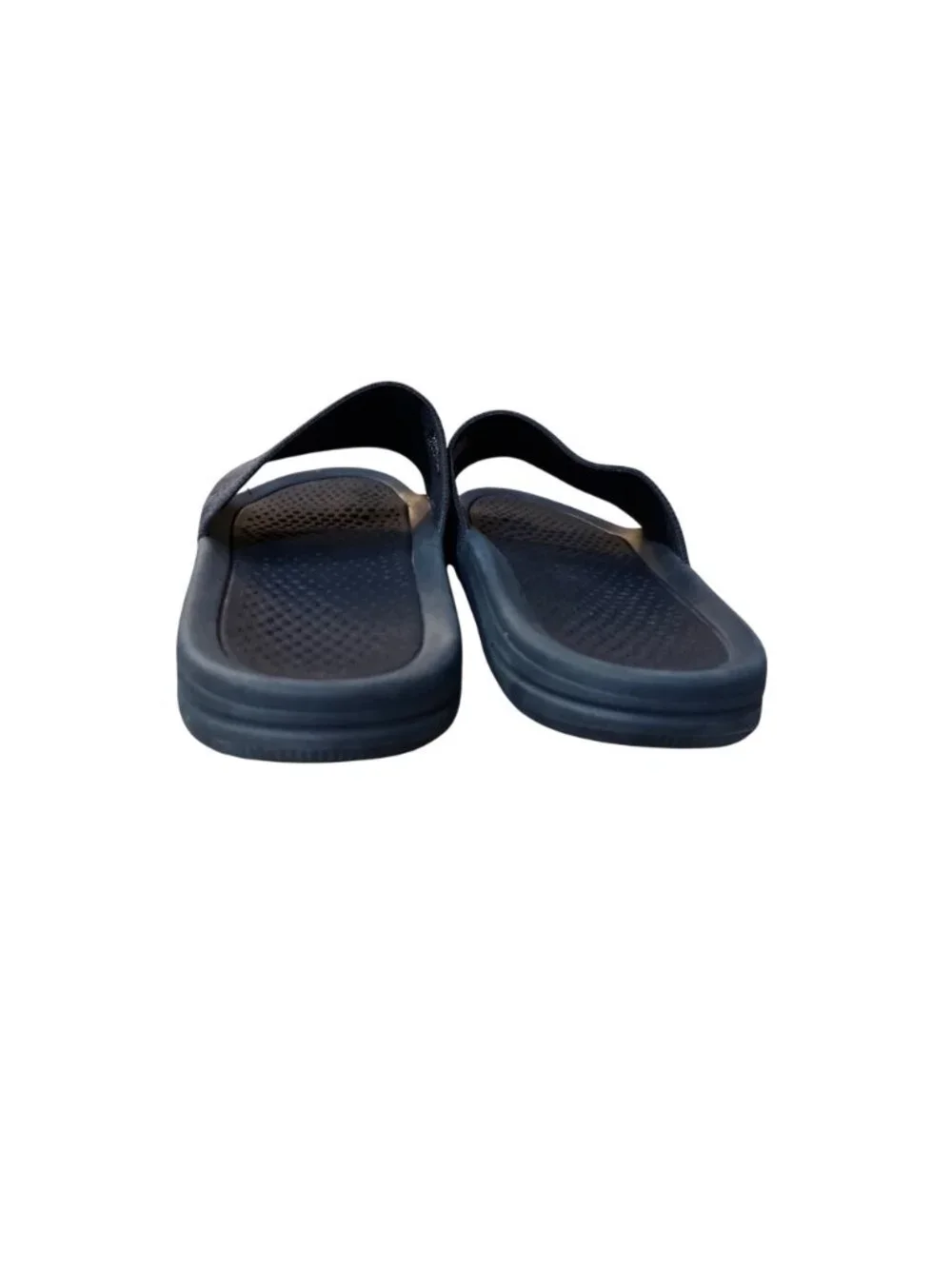 Johnnie-O Mens 10M Navy Athletic Slide Sandals Mesh Strap Used